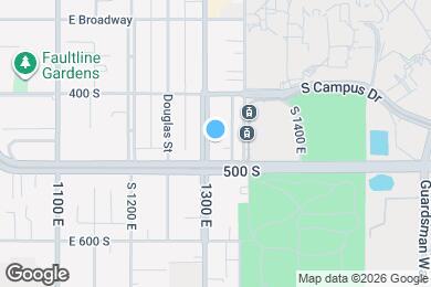 Map image of the property - 453 S 1300 E