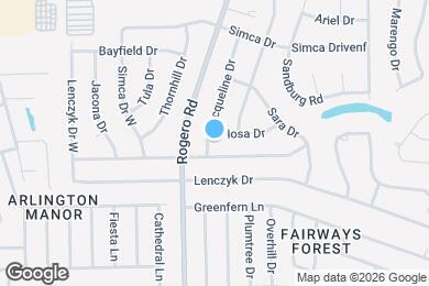 Map image of the property - 3377 Jacqueline Dr