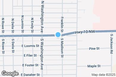 Map image of the property - 720 E Ludington Ave