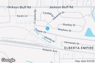 Map image of the property - 1724 Pepper Dr