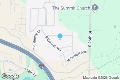 Map image of the property - 2748 W Kilimanjaro Way