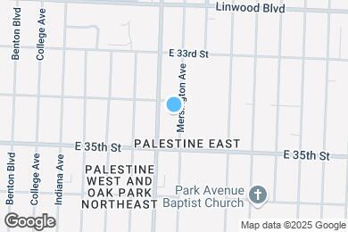 Map image of the property - 3408 Mersington Ave