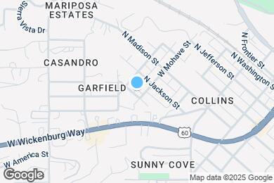 Map image of the property - 496 W Mohave St