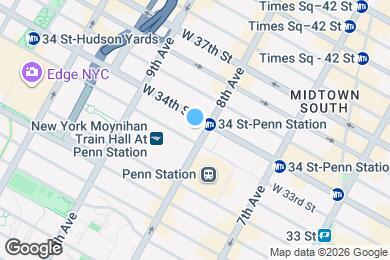 Map image of the property - 5 Pennsylvania Plaza