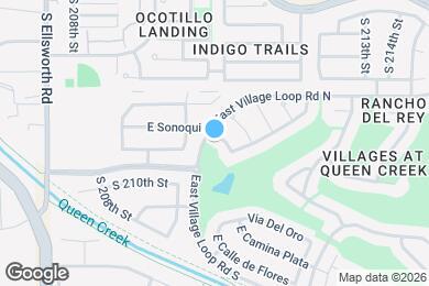 Map image of the property - 21063 E Sonoqui Dr