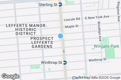 Map image of the property - Nostrand Avenue