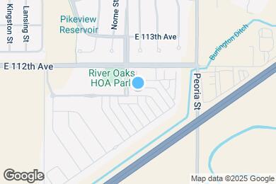 Map image of the property - 11833 E 111th Ave