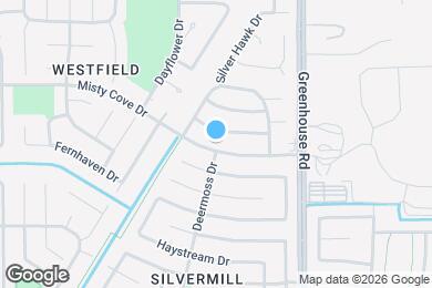 Map image of the property - 19402 Misty Cove Dr