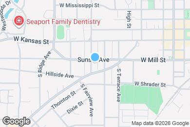 Map image of the property - 103 S Fairview Ave