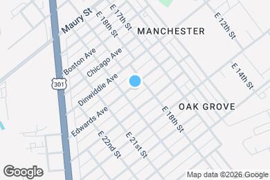 Map image of the property - 1808 Edwards Ave