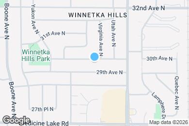 Map image of the property - 8109 30th Ave N