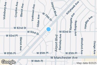 Map image of the property - 8311 Kittyhawk Ave