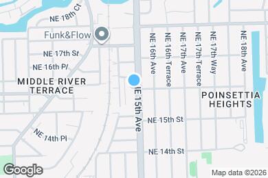 Map image of the property - 1539 NE 15th Ave