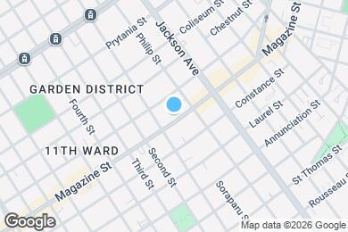 Map image of the property - 2333 Magazine St