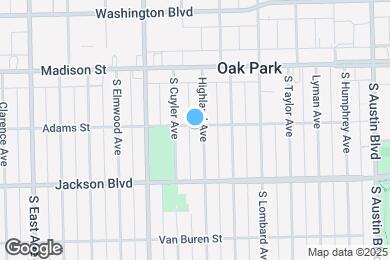 Map image of the property - 601 Highland Ave