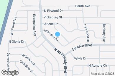 Map image of the property - 662 Armadillo Dr