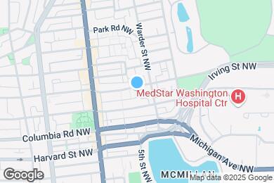 Map image of the property - 520 Kenyon St NW