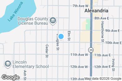 Map image of the property - 321 10th Ave W