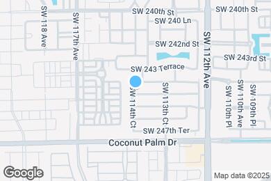 Map image of the property - 11833 SW 245th Ter