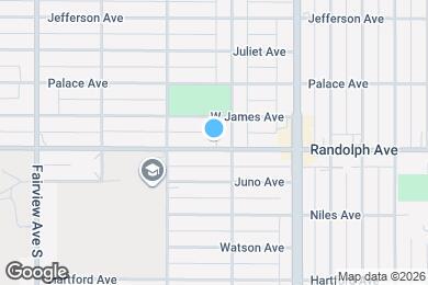 Map image of the property - 1651 Randolph Ave