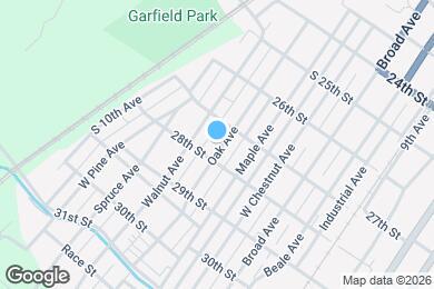 Map image of the property - 2716 Oak Ave