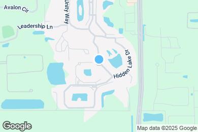 Map image of the property - 2325 Hidden Lake Dr