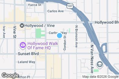 Map image of the property - 6043 Selma Ave