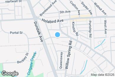 Map image of the property - 105 Williams Ave