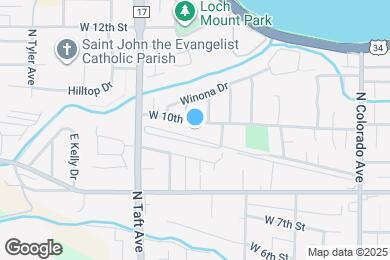 Map image of the property - 1204 W 10th St