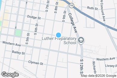 Map image of the property - 602.5 S 9th St