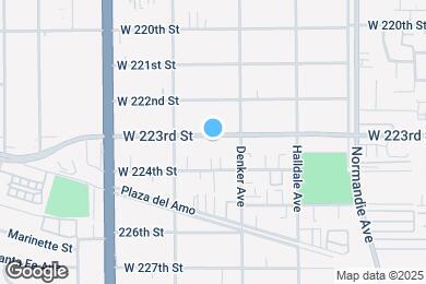Map image of the property - 1528 W 223rd St