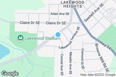 Map image of the property - 1867 Conrad Ave SE