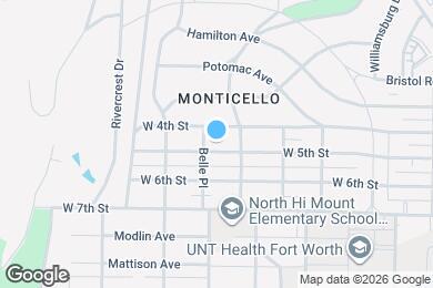 Map image of the property - 3820 W 5th St