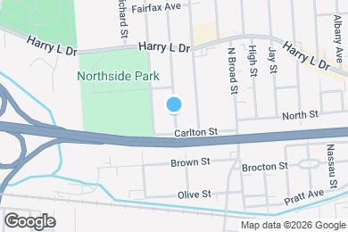 Map image of the property - 15 N Harrison St