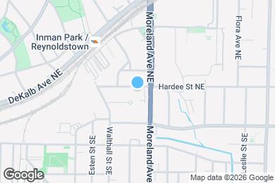 Map image of the property - 1149 Hardee St NE