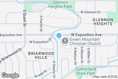 Map image of the property - 725 S Oak St