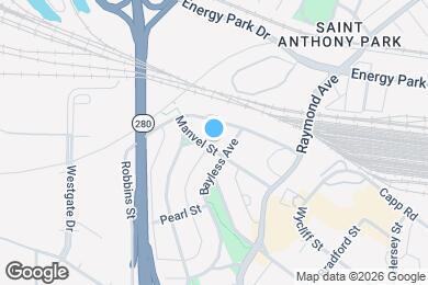 Map image of the property - 1022 Manvel St