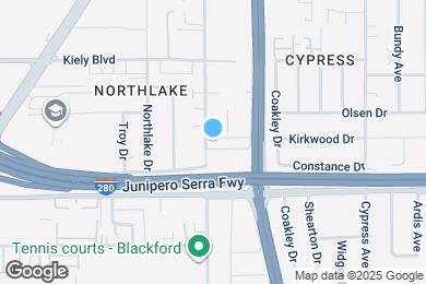 Map image of the property - 3695 Greenlee Dr