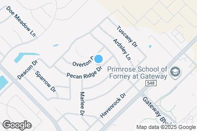 Map image of the property - 2112 Pecan Ridge Dr