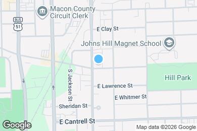 Map image of the property - 602 E Decatur St