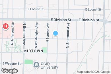 Map image of the property - 1403 N Clay Ave