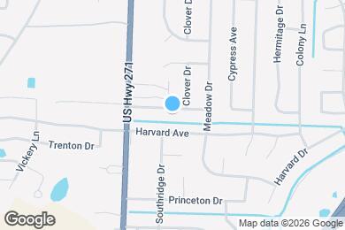 Map image of the property - 1312 Mesa Dr