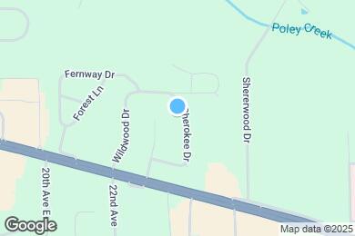 Map image of the property - 302 Cherokee Dr