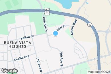 Map image of the property - Villas at Metro Center