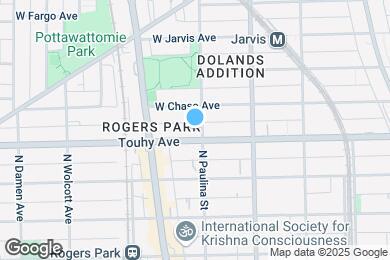 Map image of the property - 1700 W Touhy Ave