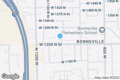 Map image of the property - 1231 N 1050 W