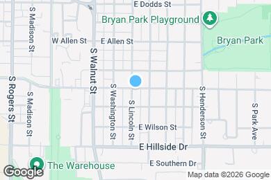 Map image of the property - 1201 S Lincoln St