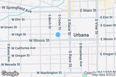 Map image of the property - 302 W Illinois St