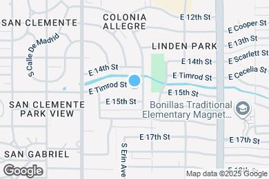 Map image of the property - 4448 E Timrod St