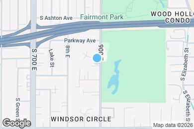 Map image of the property - 855 E Stratford Ave
